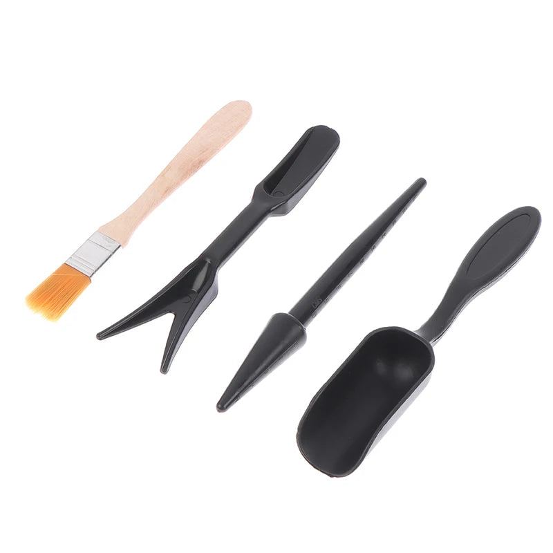 13pcs Mini Garden Hand Tools Transplanting Outdoor Bonsai Tools Shovels Planting Flower Succulent Miniature Gardening Tools