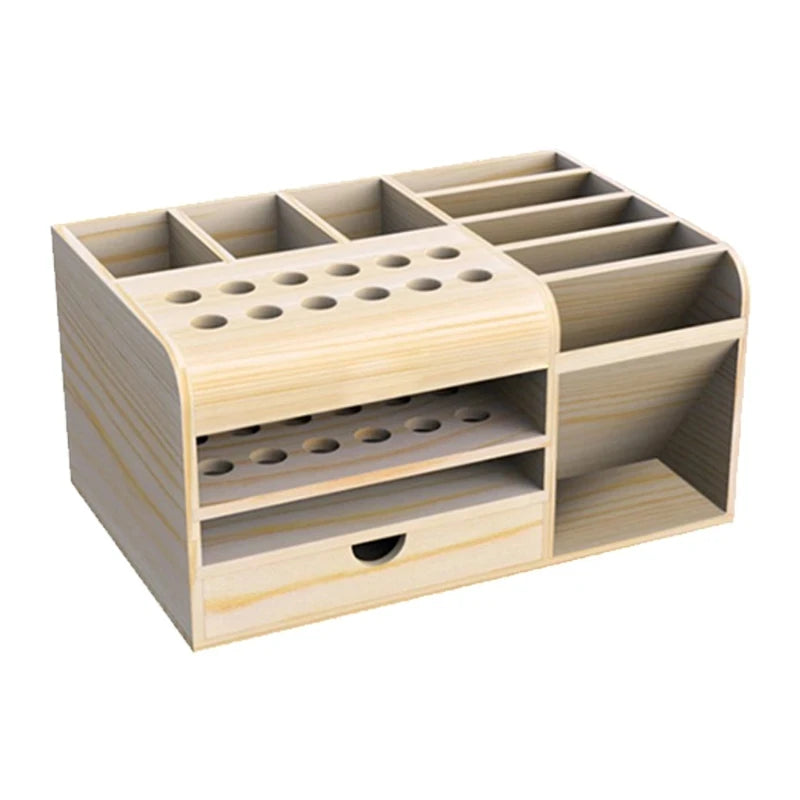Toolguide Wooden Storage Box Screwdriver Tweezers Holder Mobile Phone Repair Desktop Reception Electronic Tools Tool Parts Box