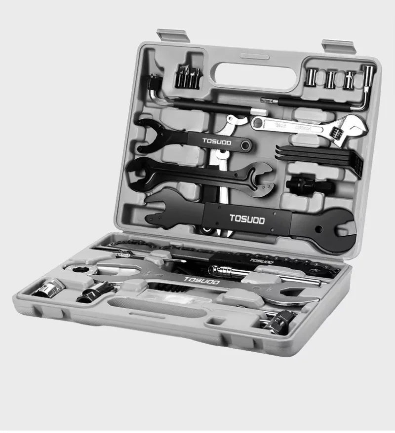 TOSUOD Bicycle Tools Sets Box Cycling Tools Professional Bike Multifunction Bicycle Repair Tools Key Set Cycling Tools ﻿