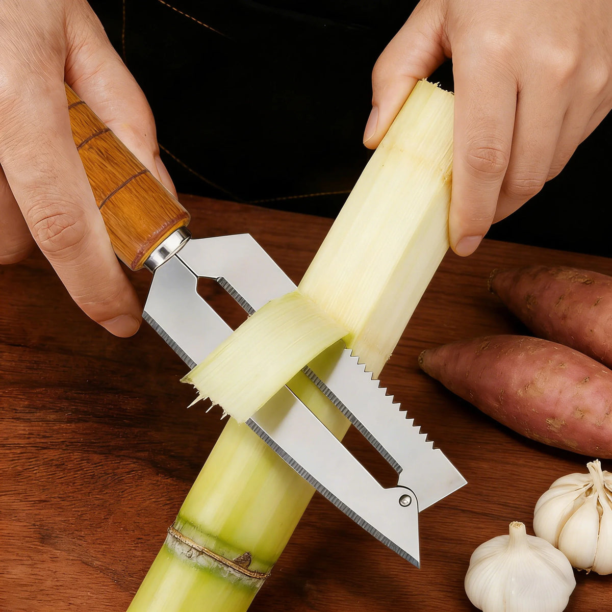 Durable Sugarcane Peeler Multifunctional Fruit vegetable Tools Manual Sharp Kitchen Fruit Knife Kitchen Tools Cooking Tools